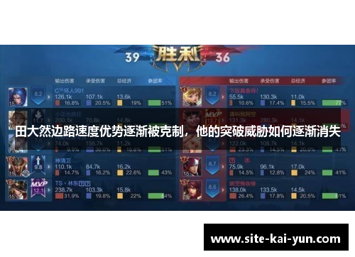 田大然边路速度优势逐渐被克制，他的突破威胁如何逐渐消失